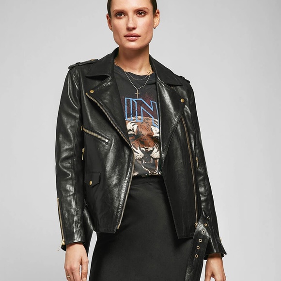 Anine Bing Jackets & Blazers - Anine Bing Vintage Leather Jacket